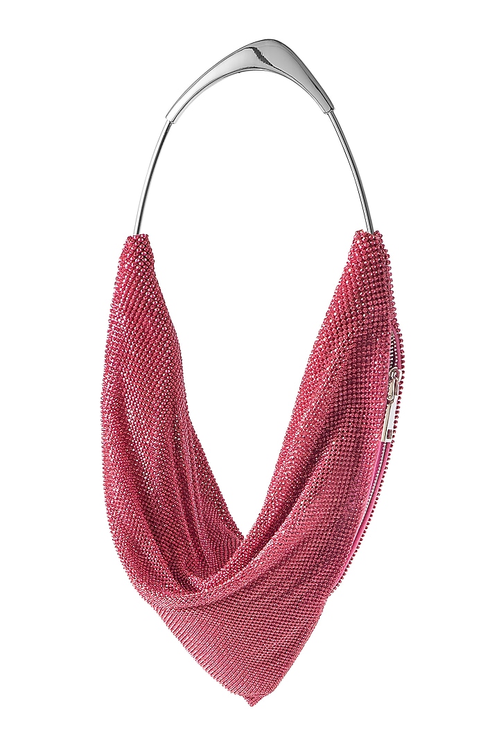 Pink Rhinestone Handbag by Alor Bags at Pernia's Pop Up Shop