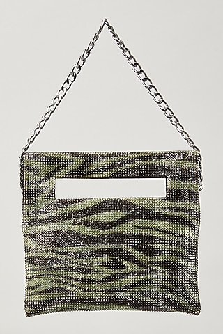Black Diamante Sheet Pouch by Aloha by PS