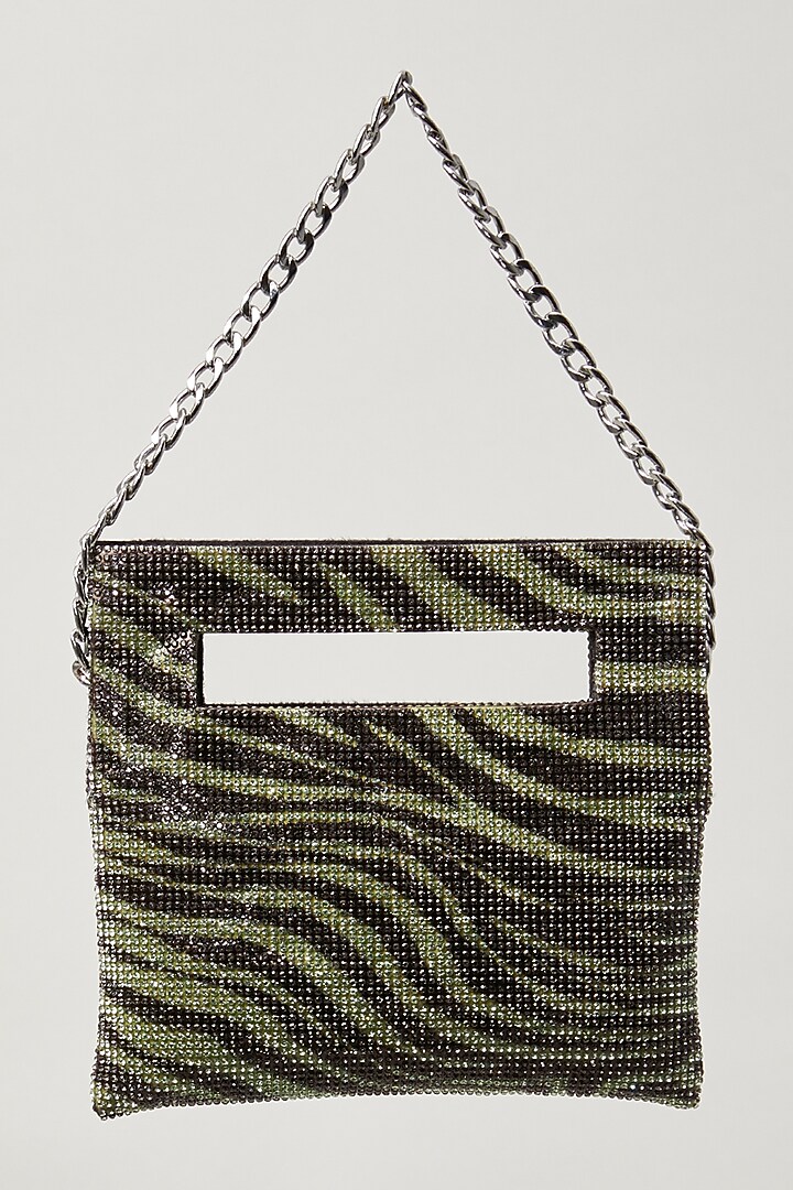 Black Diamante Sheet Pouch by Aloha by PS at Pernia's Pop Up Shop