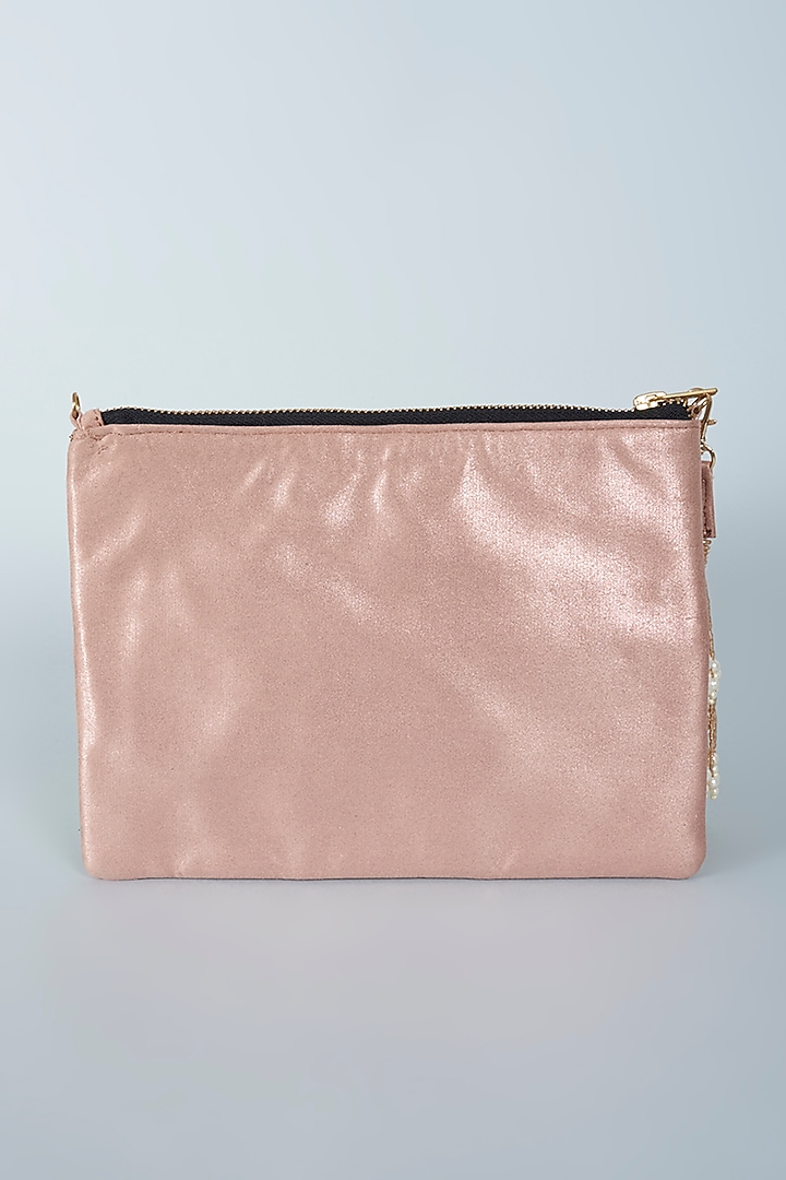 Soft Pink Embroidered Sling Bag by Aloha by PS at Pernia's Pop Up Shop