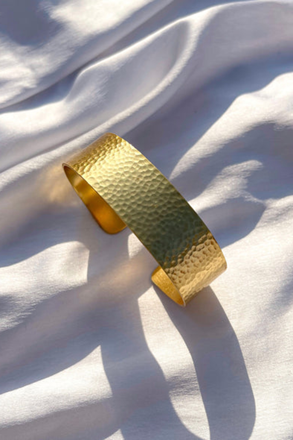 Gold Plated Handcrafted Cuff by ALSO - A Look to Stand Out at Pernia's Pop Up Shop