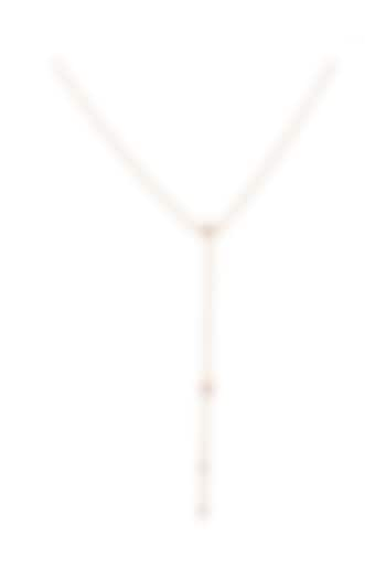 Gold Plated Long Necklace In Sterling Silver by ALSO - A Look to Stand Out at Pernia's Pop Up Shop