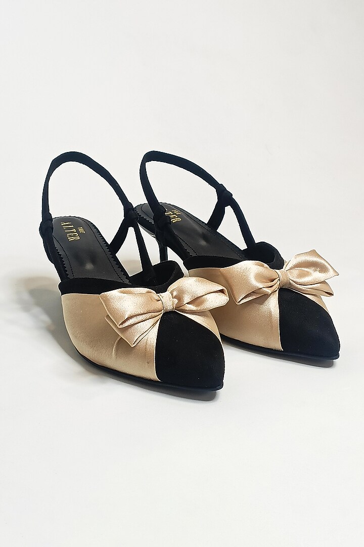 Black Suede Pumps by The Alter at Pernia's Pop Up Shop