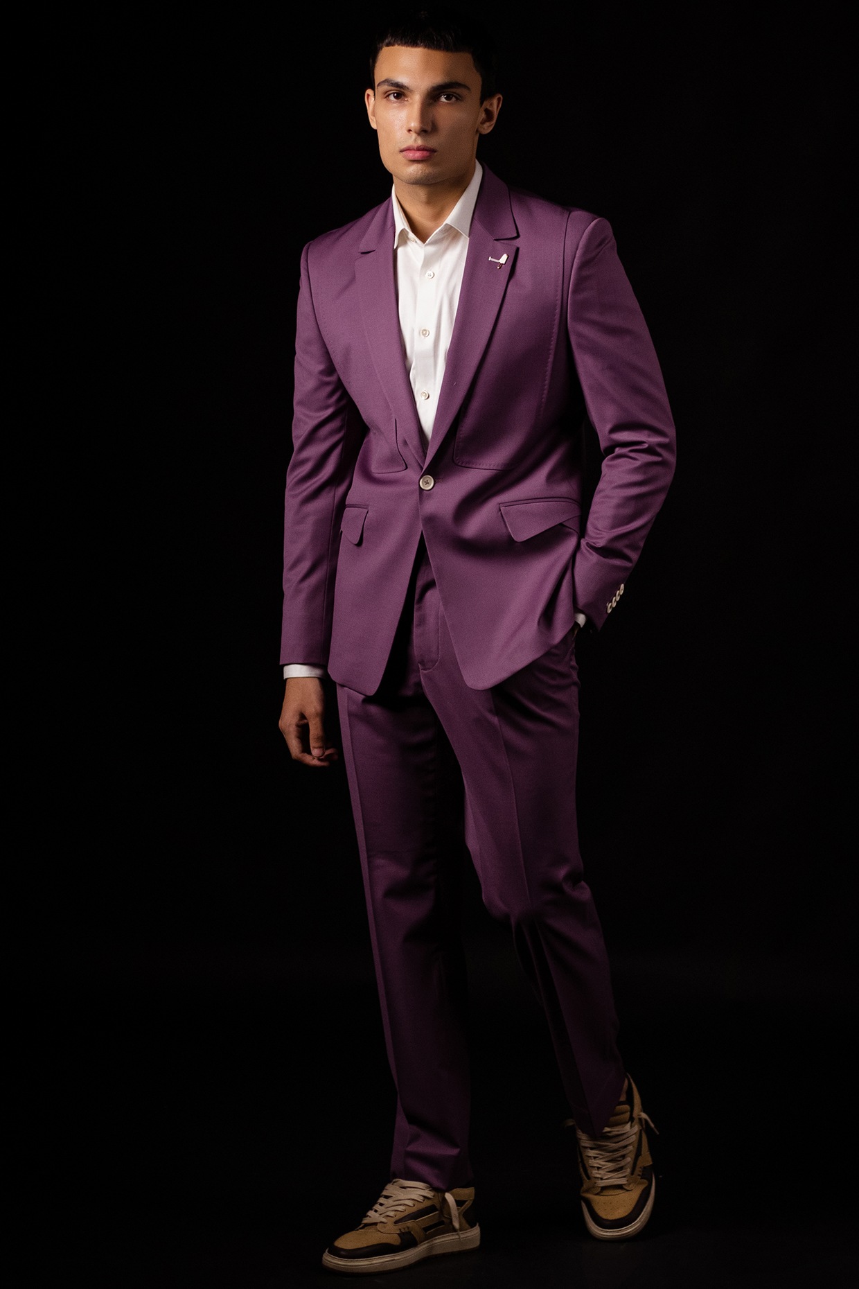 Purple 2025 blazer set