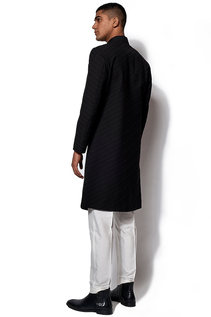Black Tagai Jacket With Pants by Amaare at Pernia's Pop Up Shop