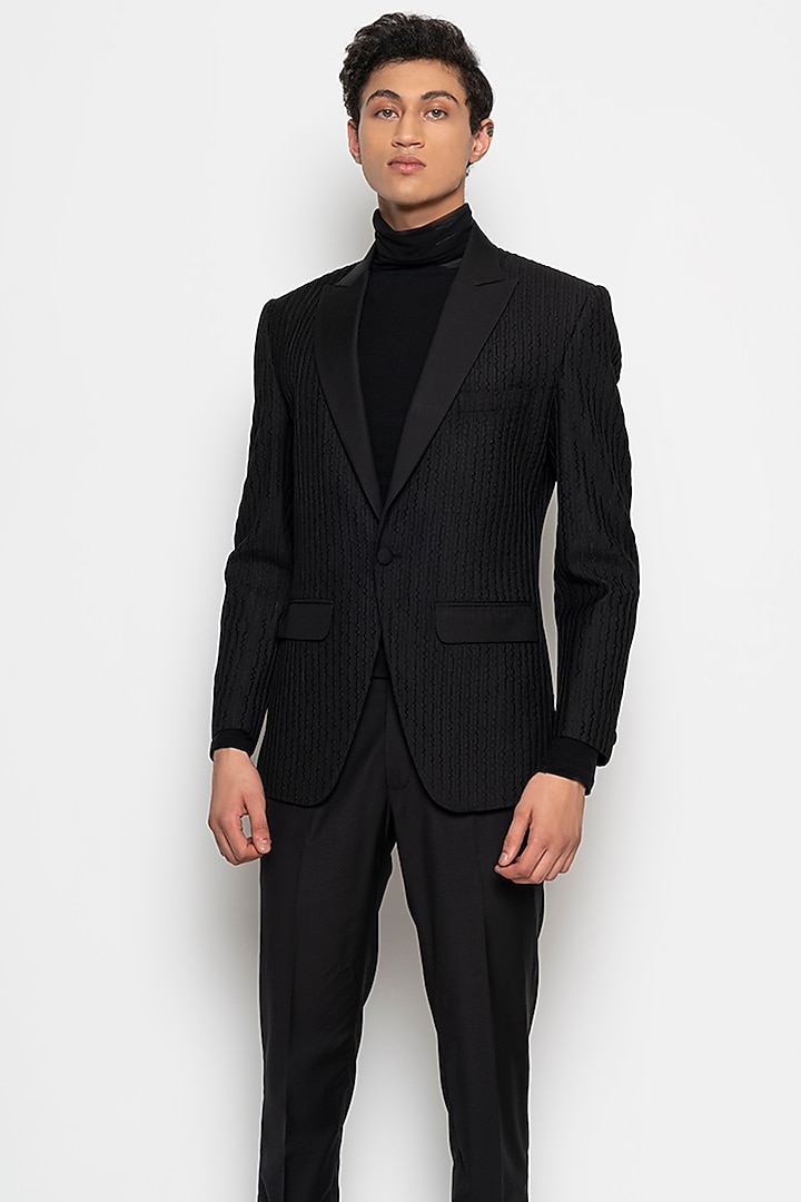 Black Orbit Tuxedo Set by Amaare at Pernia's Pop Up Shop