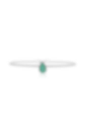14kt Yellow Gold Finish Diamond & Emerald Choker Necklace by Amaris Jewels at Pernia's Pop Up Shop