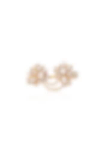 14kt Yellow Gold Finish Diamond Ring by Amaris Jewels at Pernia's Pop Up Shop