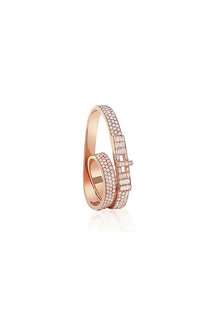14kt Yellow Gold Finish Diamond Ring by Amaris Jewels at Pernia's Pop Up Shop
