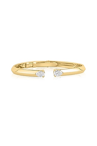 14kt Yellow Gold Finish Diamond Bracelet by Amaris Jewels