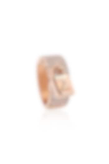 14kt Yellow Gold Finish Diamond Ring by Amaris Jewels at Pernia's Pop Up Shop