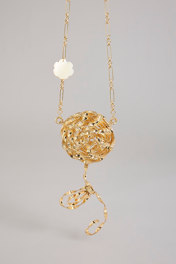 Gold Brass Sling Bag by AMAMA at Pernia's Pop Up Shop