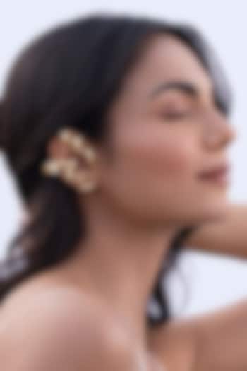Gold Plated Brass Earcuffs by AMAMA at Pernia's Pop Up Shop