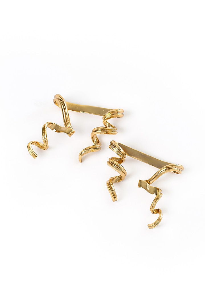 Gold Plated Brass Earcuffs by AMAMA at Pernia's Pop Up Shop
