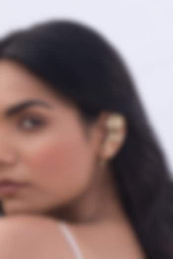 Gold Plated Brass Ear Crawlers by AMAMA at Pernia's Pop Up Shop