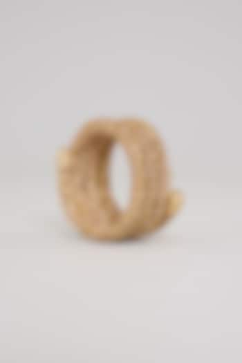 Gold Plated Chaton Stone Bracelet by AMAMA at Pernia's Pop Up Shop