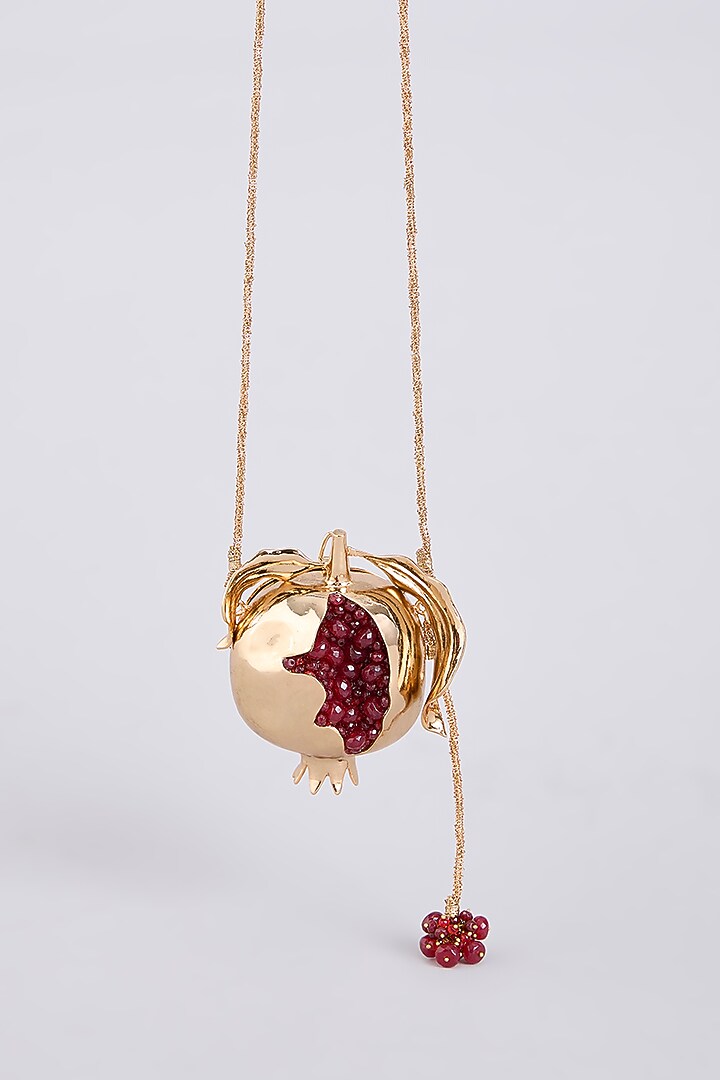 Gold Brass Bag by AMAMA at Pernia's Pop Up Shop