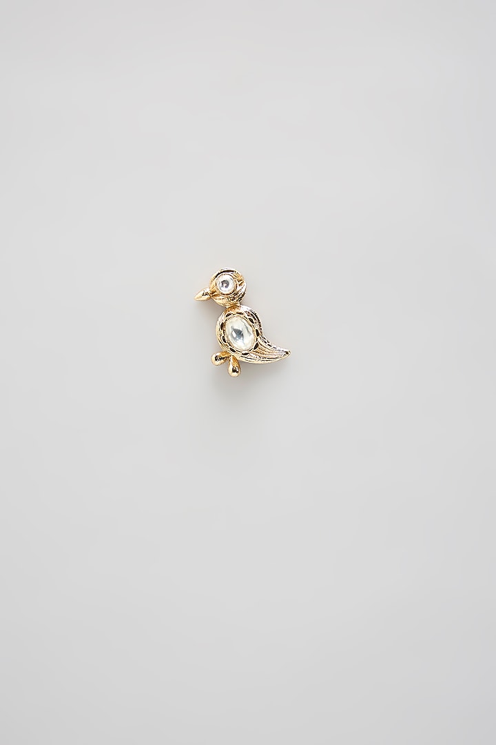 Gold Finish Dangler Earrings by AMAMA at Pernia's Pop Up Shop