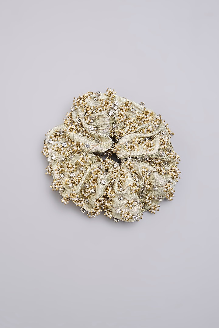 Silver Finish Hair Accessory by AMAMA at Pernia's Pop Up Shop