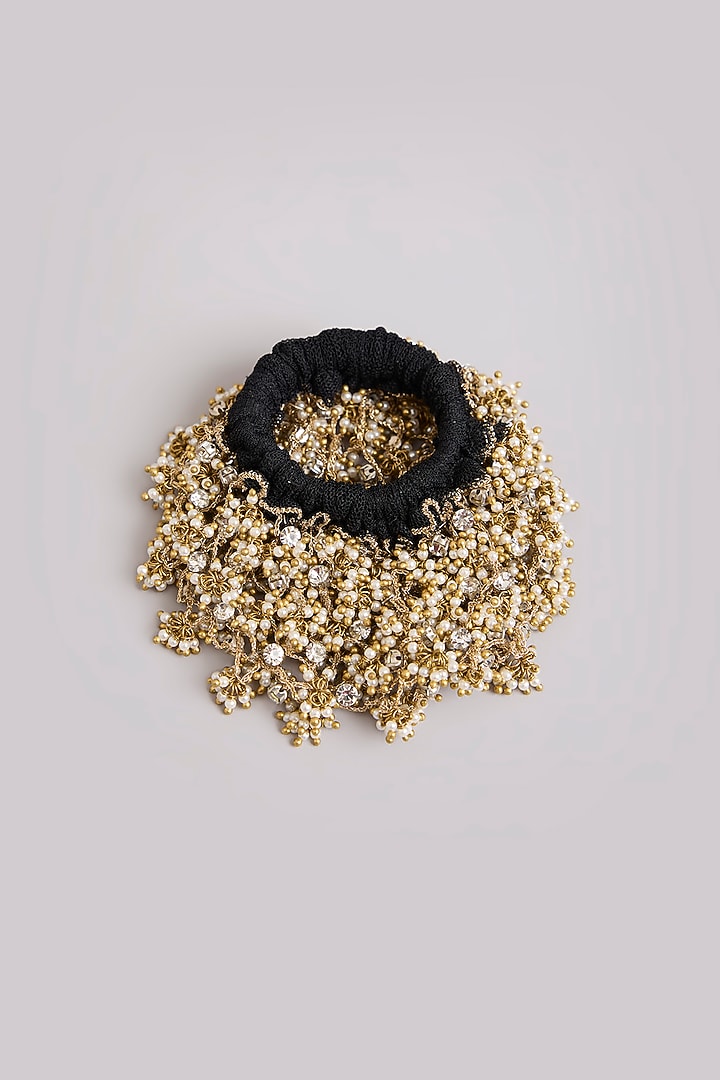 Silver Finish Brass Hair Accessory by AMAMA at Pernia's Pop Up Shop