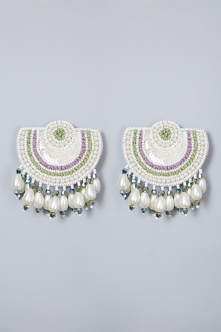 Multi Colored Long Earrings by AMAMA at Pernia's Pop Up Shop