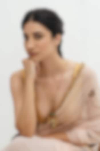 Gold Plated Faux Pearl & Semi-Precious Stone Necklace by AMAMA at Pernia's Pop Up Shop