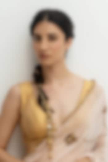 Gold Plated Faux Pearl Parandi by AMAMA at Pernia's Pop Up Shop