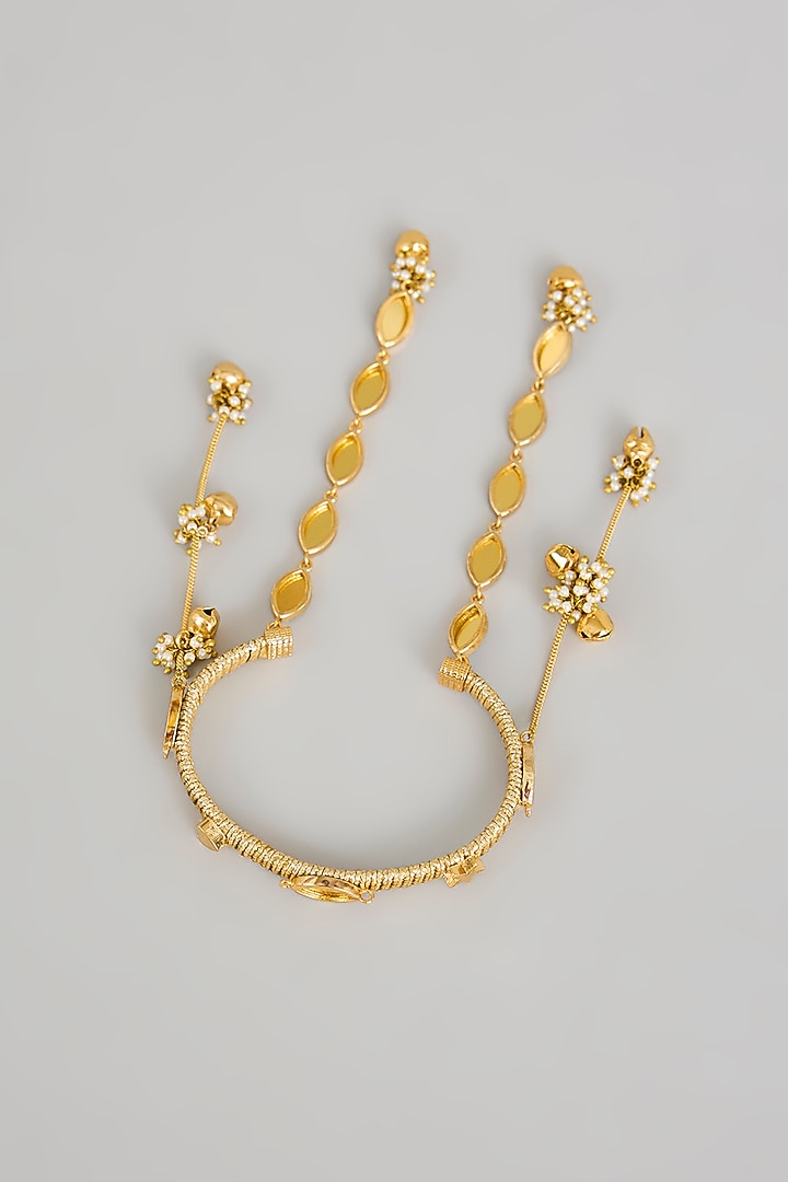 Gold Finish Bracelet by AMAMA at Pernia's Pop Up Shop
