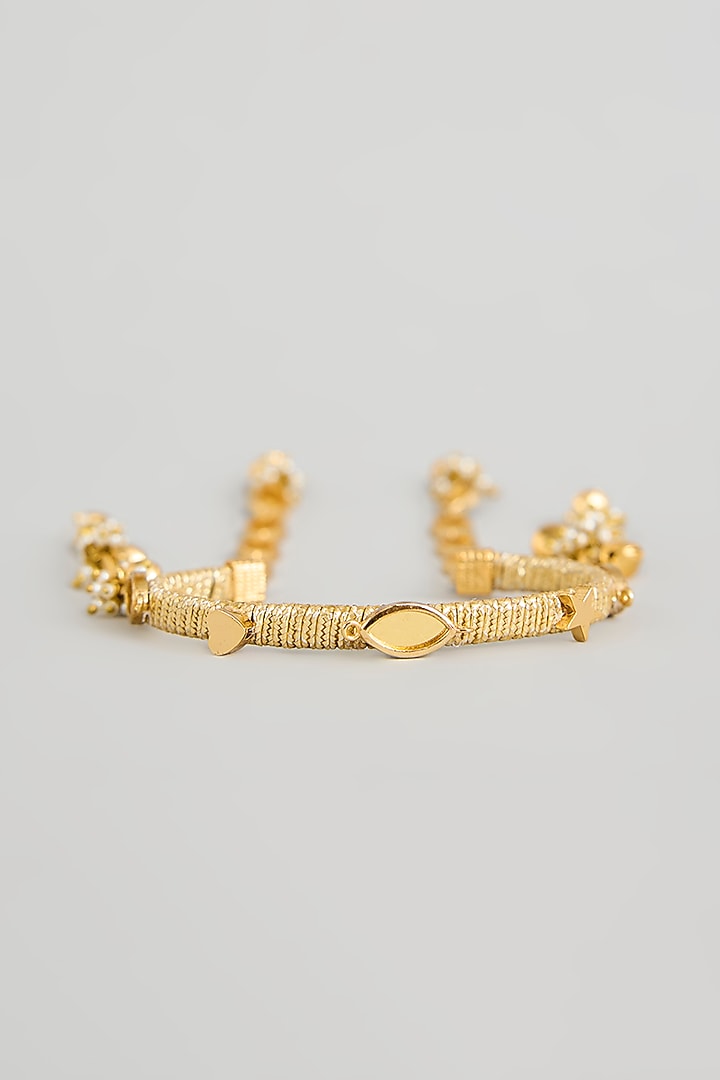Gold Finish Bracelet by AMAMA at Pernia's Pop Up Shop
