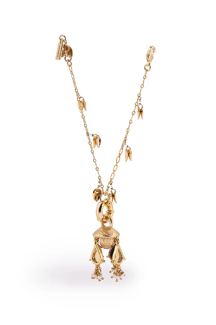 Gold Plated Faux Pearl Bracelet by AMAMA at Pernia's Pop Up Shop