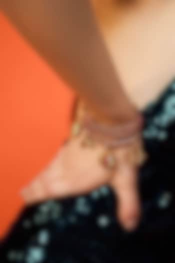 Gold Plated Brass Alloy Bracelet by AMAMA at Pernia's Pop Up Shop