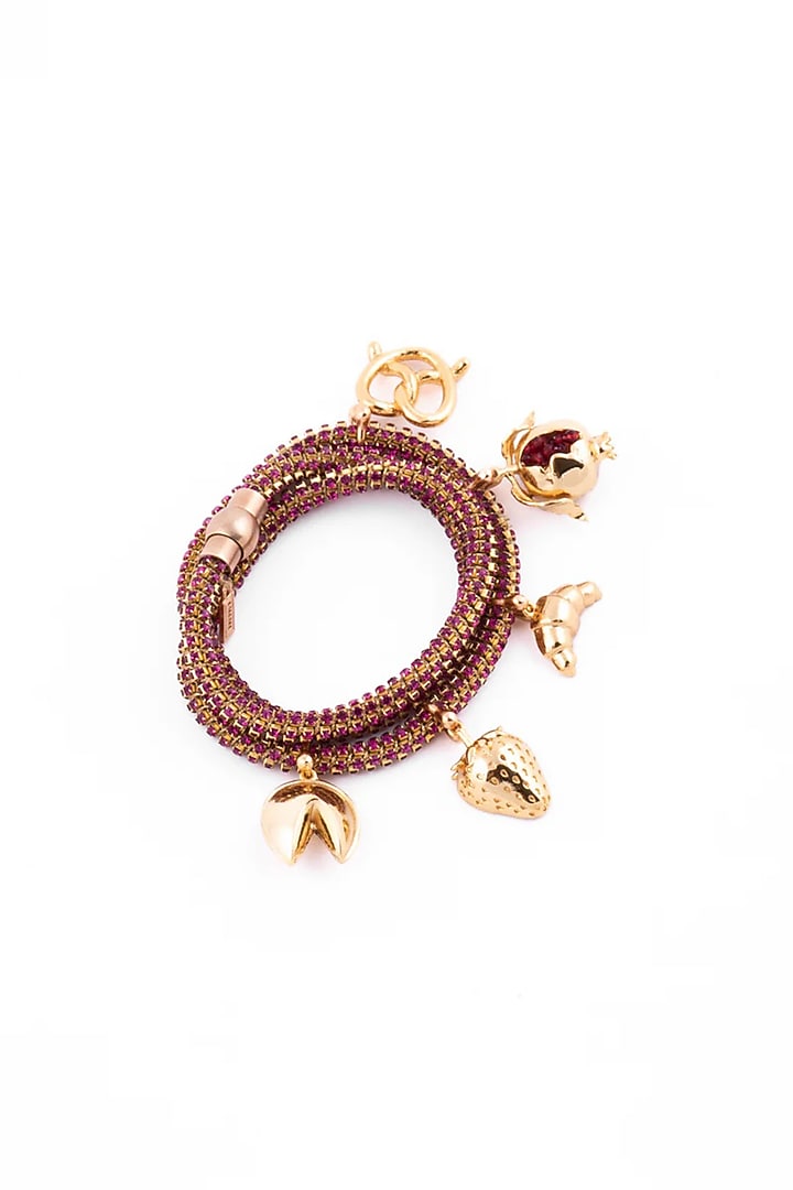 Gold Plated Brass Alloy Bracelet by AMAMA at Pernia's Pop Up Shop