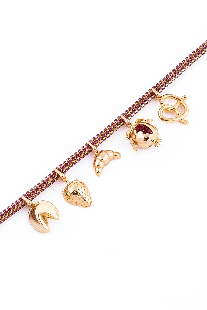 Gold Plated Brass Alloy Bracelet by AMAMA at Pernia's Pop Up Shop