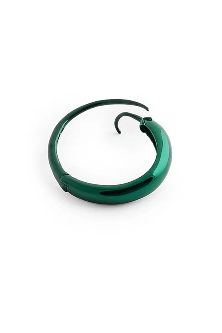 Green Brass Alloy Cuff by AMAMA at Pernia's Pop Up Shop