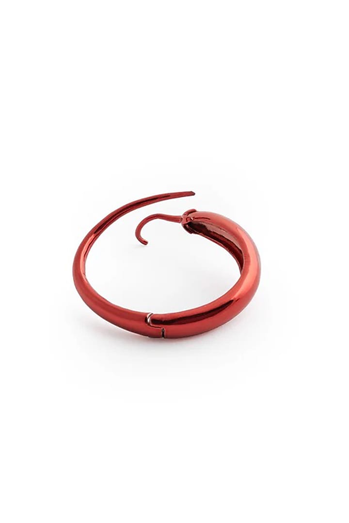 Red Brass Alloy Cuff by AMAMA at Pernia's Pop Up Shop
