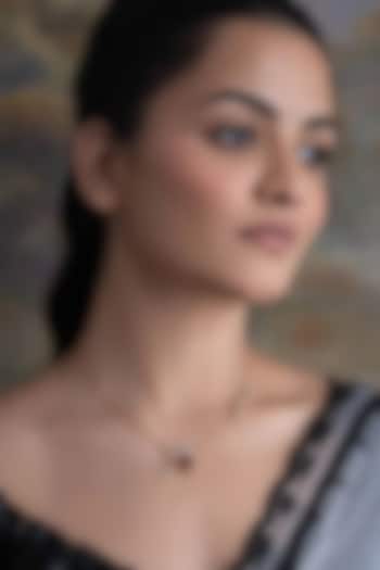 Gold Plated Cubic Zirconia Necklace by AMAMA at Pernia's Pop Up Shop