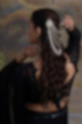 Gold Plated Cubic Zirconia Hair Accessory by AMAMA at Pernia's Pop Up Shop