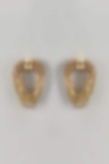 Gold Plated Dangler Earrings by AMAMA at Pernia's Pop Up Shop