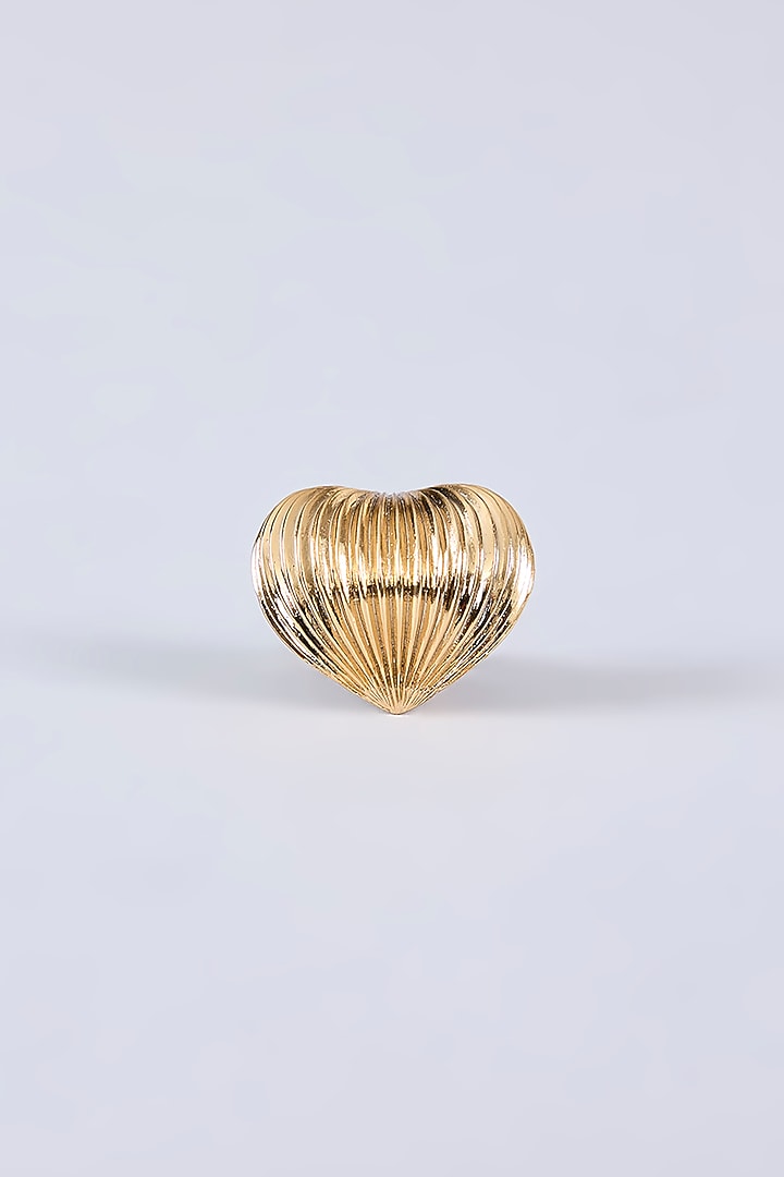 Gold Plated Brass Alloy Ring by AMAMA at Pernia's Pop Up Shop