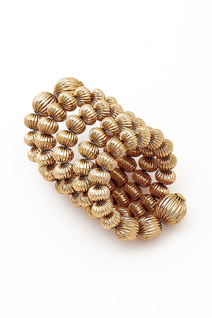 Gold Plated Brass Alloy Bracelet by AMAMA