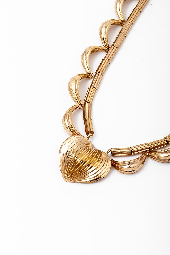 Gold Plated Necklace by AMAMA at Pernia's Pop Up Shop
