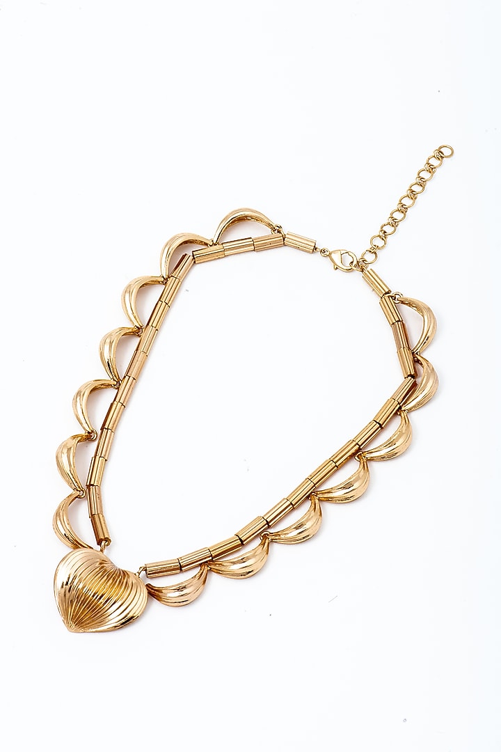 Gold Plated Necklace by AMAMA at Pernia's Pop Up Shop