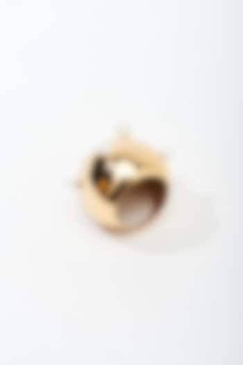 Gold Plated Pearl Ring by AMAMA at Pernia's Pop Up Shop