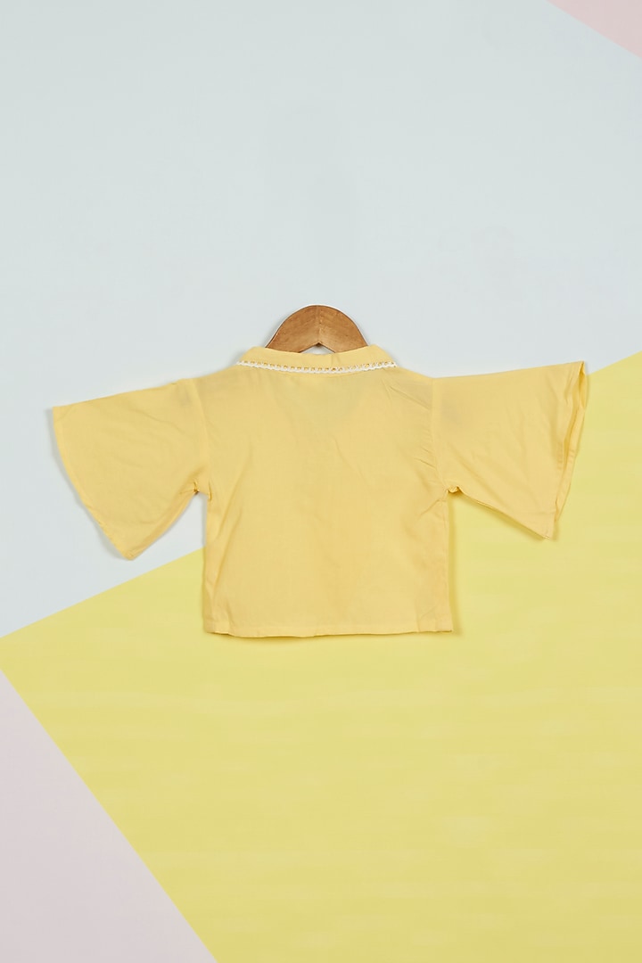 Sunflower Embroidered Shirt For Girls by Ambar at Pernia's Pop Up Shop