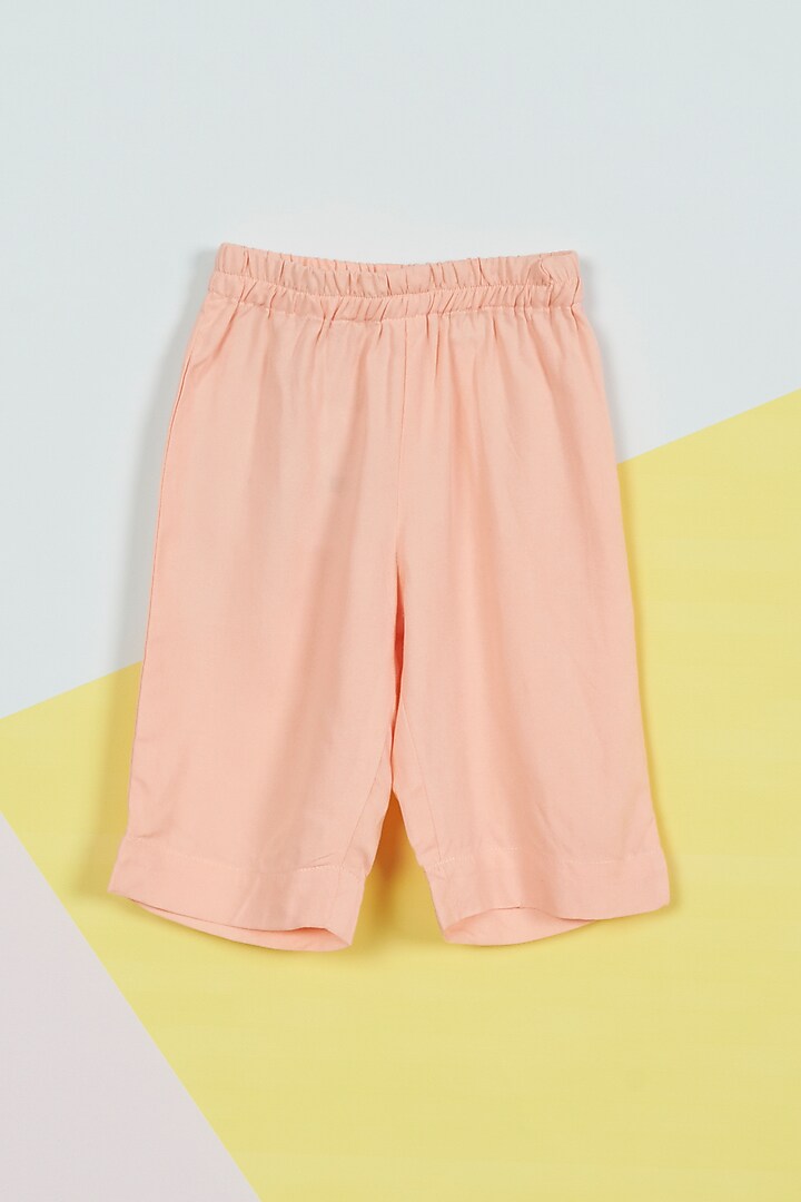 Pink Rayon Night Suit For Girls by Ambar at Pernia's Pop Up Shop