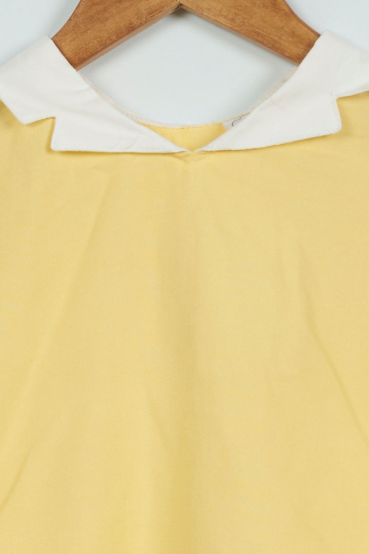 Yellow Rayon Night Suit For Girls by Ambar at Pernia's Pop Up Shop