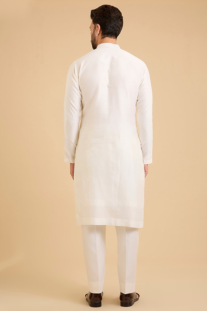 Light Pink Silk Groom Sherwani Set by Amit Behki at Pernia's Pop Up Shop
