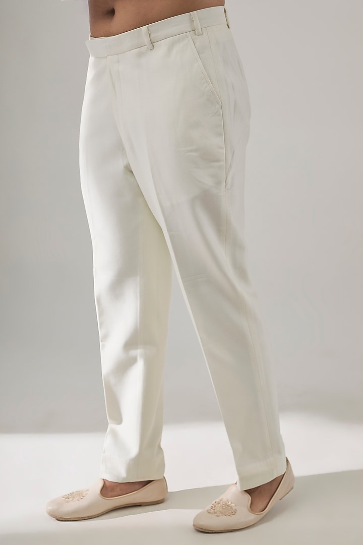 Light Pista Raw Silk Embroidered Groom Sherwani Set by Amit Behki at Pernia's Pop Up Shop