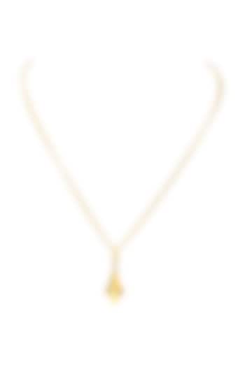 Gold Finish Totem Pendant Necklace by Ambar House