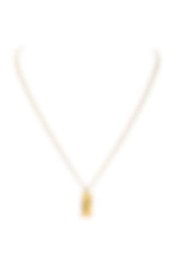 Gold Finish Totem Pendant Necklace by Ambar House